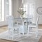 International Concepts Rectangle 20 in W, 38 in L, 36 in H, Wood, White/Chalk Antiqued K128-3638-S452-4 - alternate 2